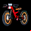 Objet bicyclette-rouge